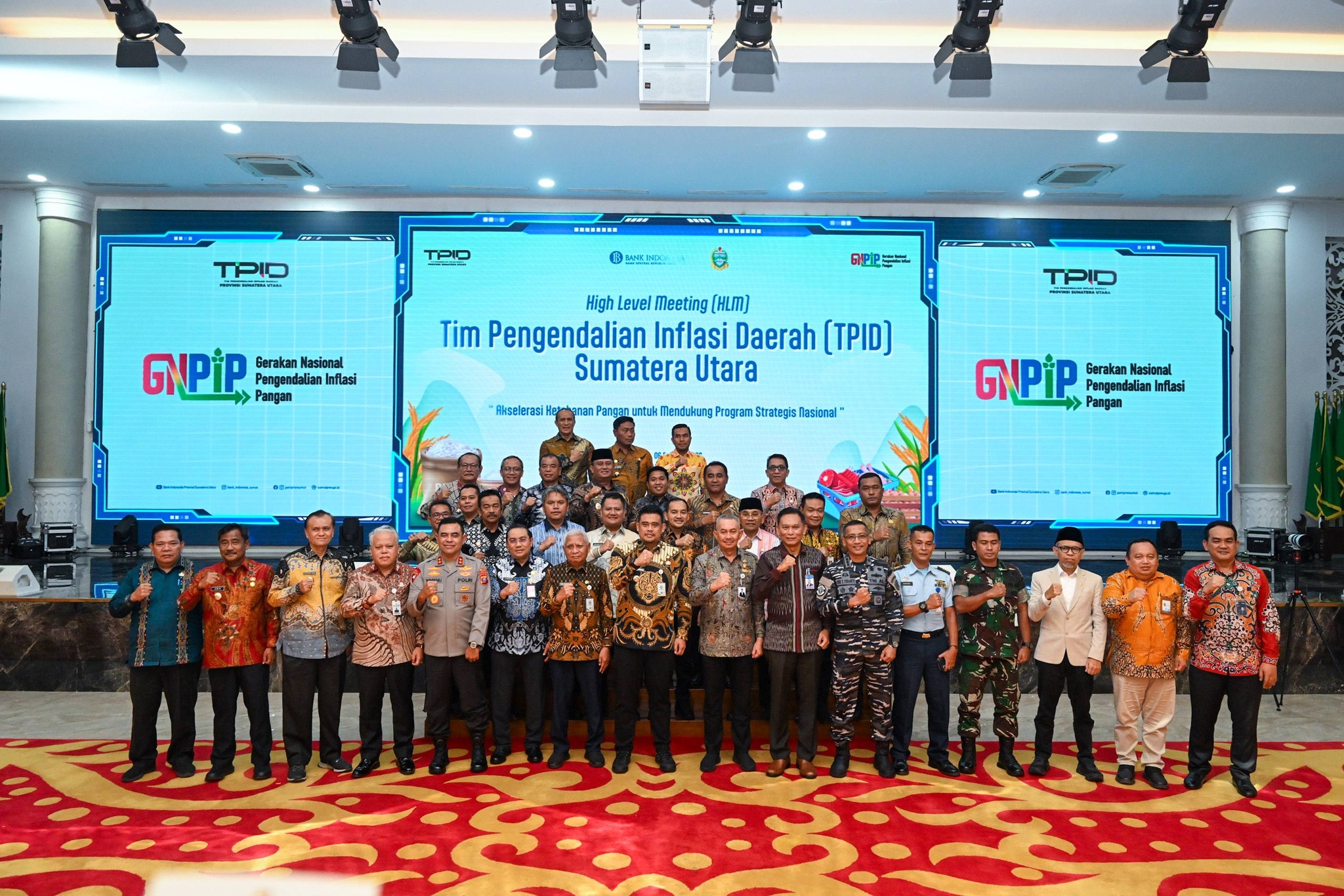 Bupati Mandailing Natal Hadiri High Level Meeting -Tim Pengendalian Inflasi Daerah (HLM-TPID) se-Sumatera Utara.